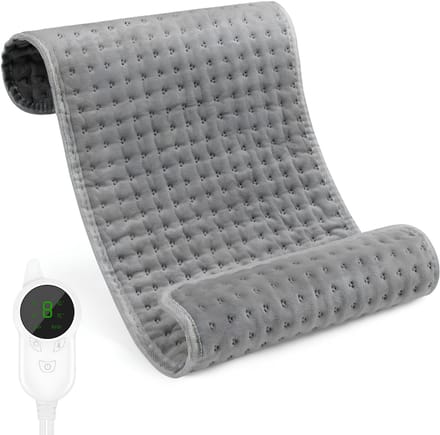 SP® Warmtekussen - 9 Temperatuurinstellingen - Elektrisch Warmtekussen - Verwarmingskussen - Grijs - 31cm x 10cm x 9cm