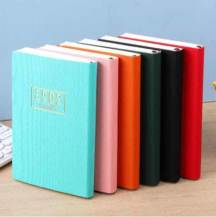 Dagboekboek A5 - Planner - Tijd Beheer - Duurzaam Papier - 2 Stuks - Zwart