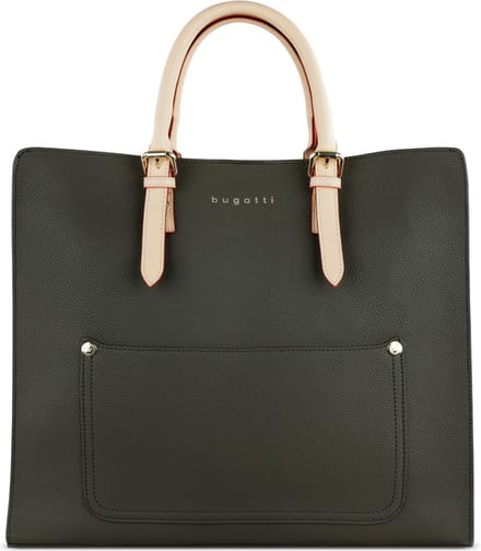 bugatti Handtas Schoudertas Ella Top Handle Olive Olijfgroen