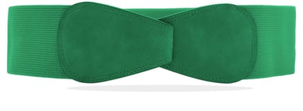 Dailygoods - Elastische Obi Riem voor Dames - Lichtgroen, Comfortabele Aanpassing