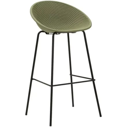 Barkruk Ibiza Green Bar Stool Set 2 Pcs 50×50×98 cm