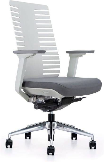 Sedero Bureaustoel Bone - Ergonomische bureaustoel voor Volwassenen - Grijs