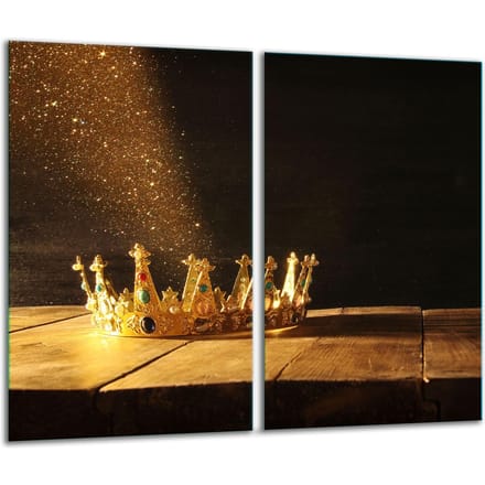 TMK ArtDeko Serie - Snijplank - 30x52 cm - Zwart - Gehard Glas