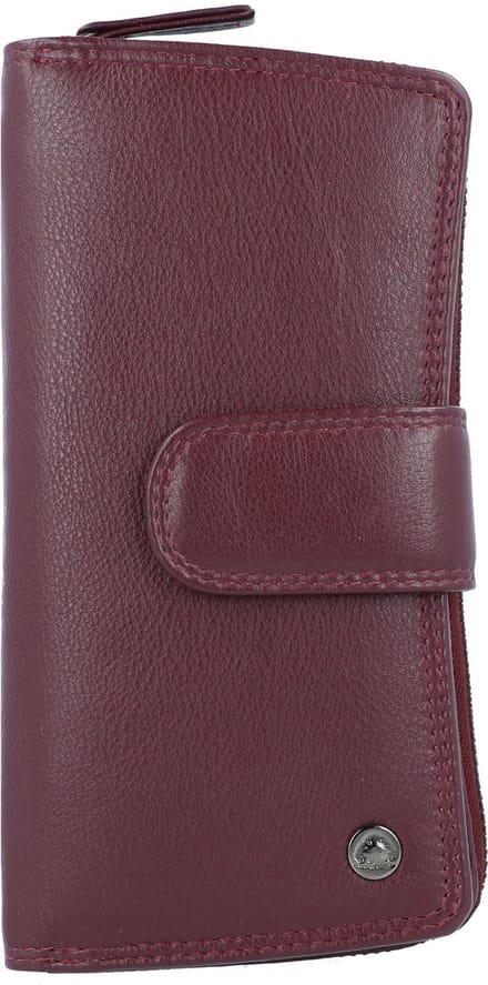 Greenburry Spongy Portemonnee Leder 18 cm - Dames - Staand formaat - bordeaux