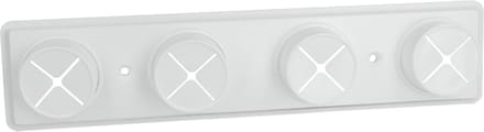Metaltex Rubberen ophanghaak 4-haaks Metaltex