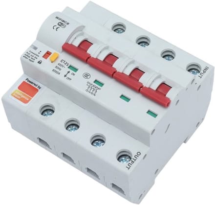 Allecto - Circuit Breaker Smart WiFi - Slimme 4P 125A met