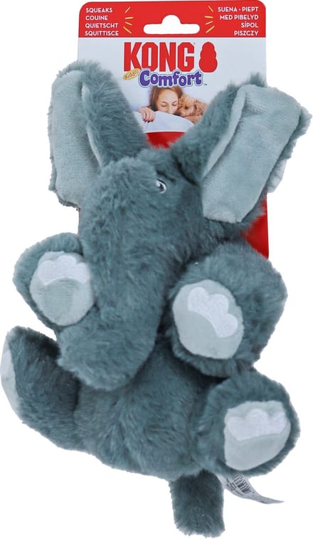 KONG Pet Toy Comfort Kiddos Elephant S 18cm