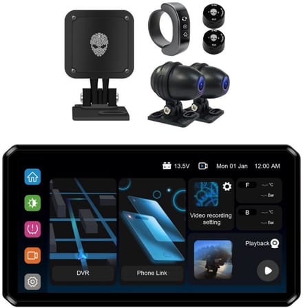 AlienRider M2S Ultimate Bundle Motorcycle Multimedia System -