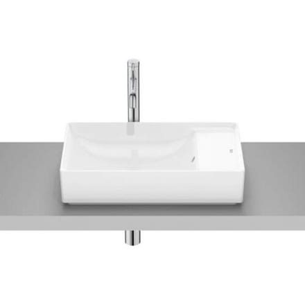 Roca Ona countertop washbasin 55 x 34.5 cm basin left A32768C000