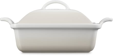 Le Creuset - Ovenschaal - Vierkant - Met Deksel - 23x23 Cm / 2,4 Liter - Meringue