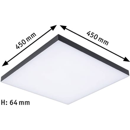 Paulmann Velora Rainbow 79908 LED-plafondlamp Warmwit Zwart