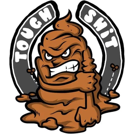 Motorfiets stickers Lethal Threat Mini Tough Sh!t
