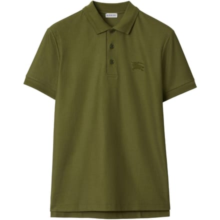 Burberry Eddie Ekd Olijfgroene Poloshirt