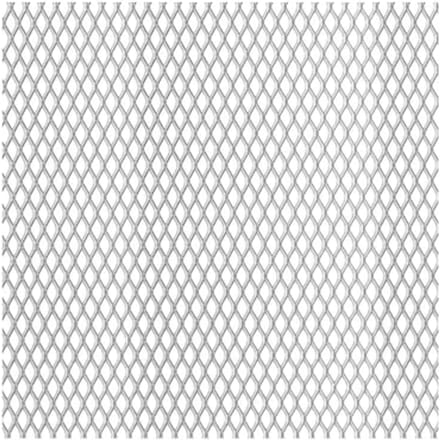 Alberts Metaalgaasplaat - Staal - Brut - Uitgevouwen Metaal - 120x1000x2,8mm