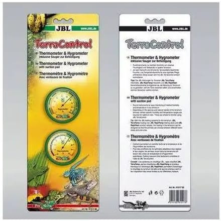 JBL TerraControl thermo hygrometer voor terrarium temperatuur en luchtvochtigheid