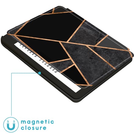 imoshion Design Slim Hard Case Bookcase voor de Amazon Kindle (2024) / Amazon Kindle (2022) 11th gen - Black Graphic