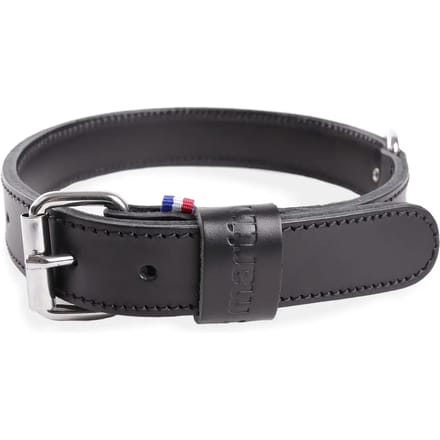 Dubbele lederen halsband Martin Sellier 35/75