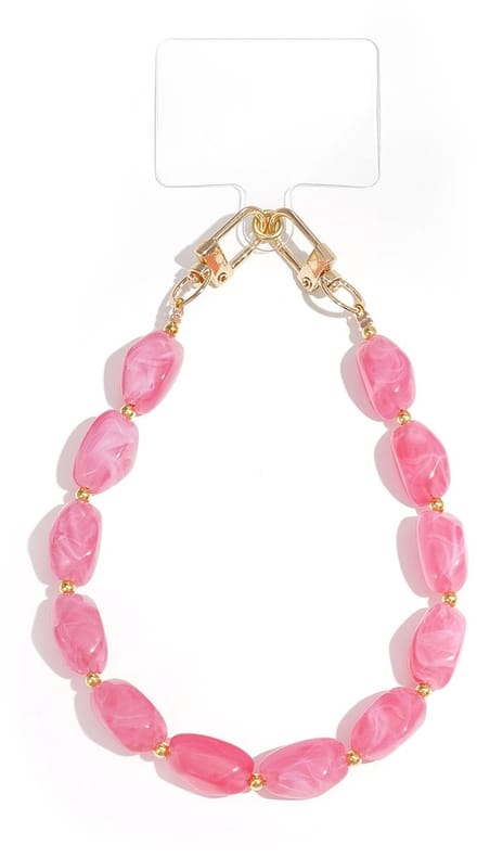 Yehwang - Telefoonkoord - Kralen Casual - Roze