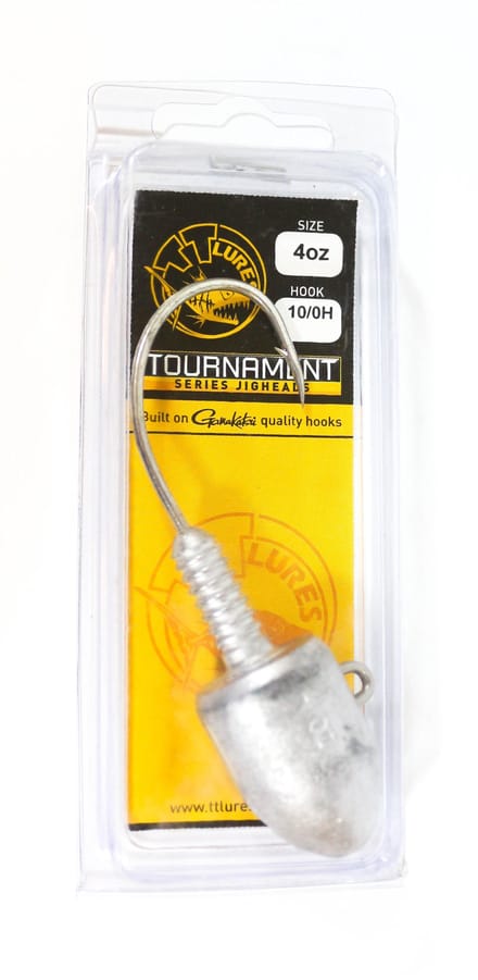 Tackle Tactics TT Tournament Tête plombée SL12 4 oz 10/0 1/paquet (8188)
