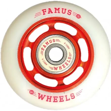 Set van 4 rollerwielen Famus Wheels 92A