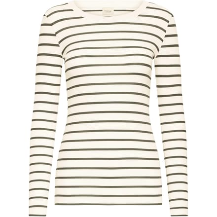 Dames-T-shirt met lange mouwen fransa Hizamond Stripe 33