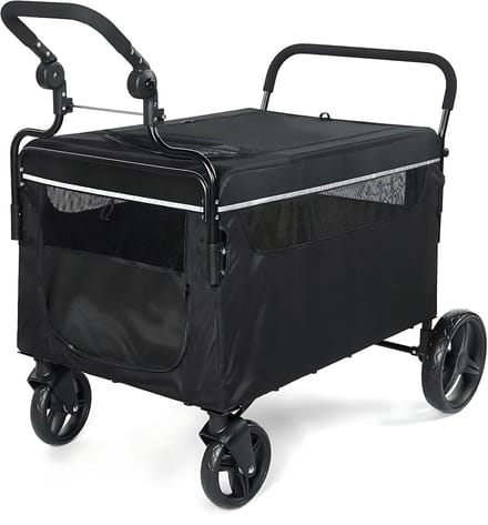 Hondenkinderwagen - 2-in-1 stroller en wagon, inklapbaar, all-terrain, 50 kg
