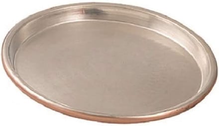 Ronde Bakvorm Koper Vertind 30 cm – Professionele Taartvorm met Rand