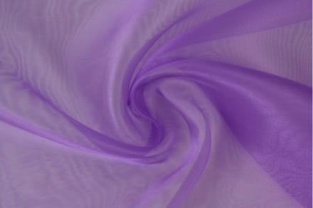 Organza stof - Paars - 1 meter - Per meter - 150cm breed