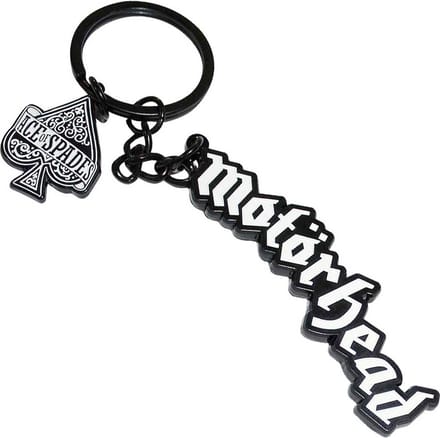 Motorhead - Logo Ace Of Spades Charm Sleutelhanger - Wit