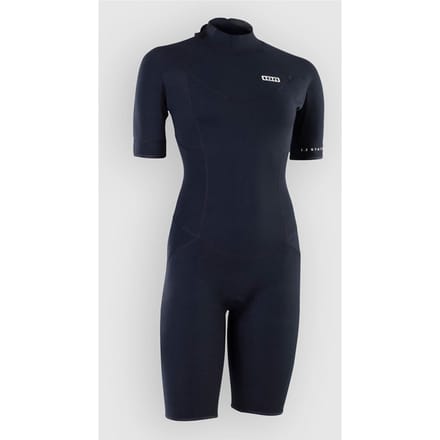 Ion Static 2/2 Shorty SS Back Zip Wetsuit zwart