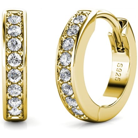 Circle Hoop Earrings - Oostenrijks kristal