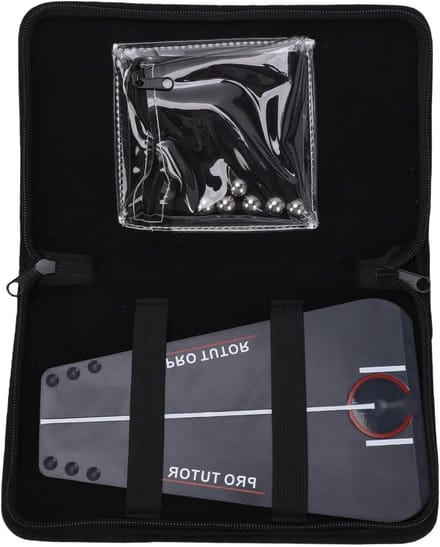 Golf Putting Trainer - Houdingstrainer - Golfvaardigheden Verbeteren - Instelbare Moeilijkheidsgraad - 26 x 17 x 4 cm - Niet gespecificeerd