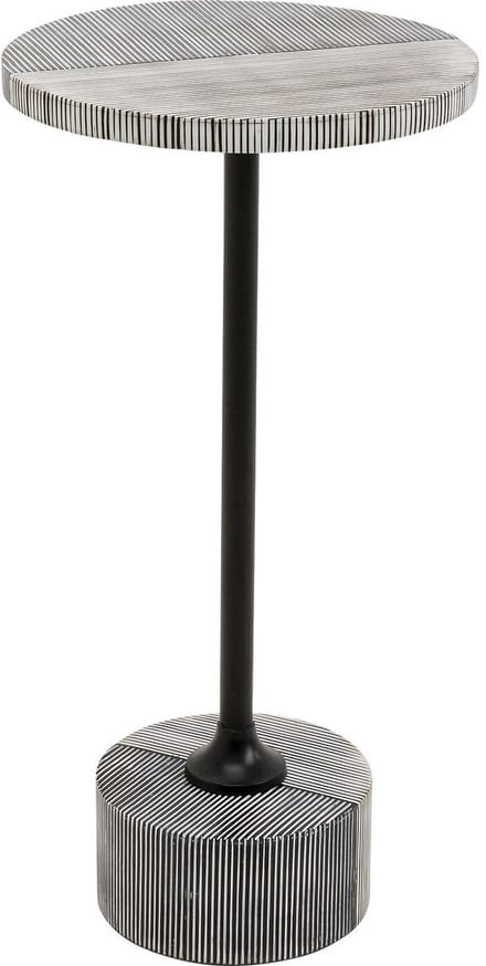 Bijzettafel Domero Double Ø25cm zwart Kare Design