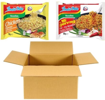 Instant Noedels Mixpakket Indomie Kip en Mi Goreng (40x 70 Gram)