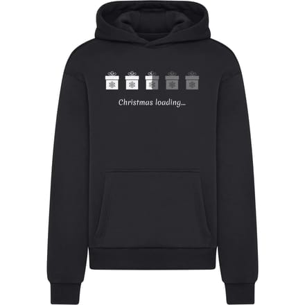 Merchcode - Christmas Gifts Loading Fluffy Hoodie/trui - M - Zwart