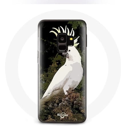 Case voor Samsung Galaxy S9 Kaketoes Witte Papegaaien in de Boom