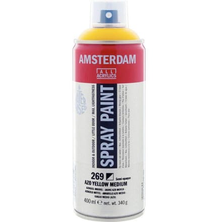 Spuitbusverf - Spraypaint - #269 - Azogeel Middel - Amsterdam - 400ml