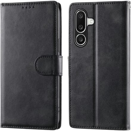 Mocaa Samsung Galaxy A27 Slim-Fit Boek Hoesje Zwart