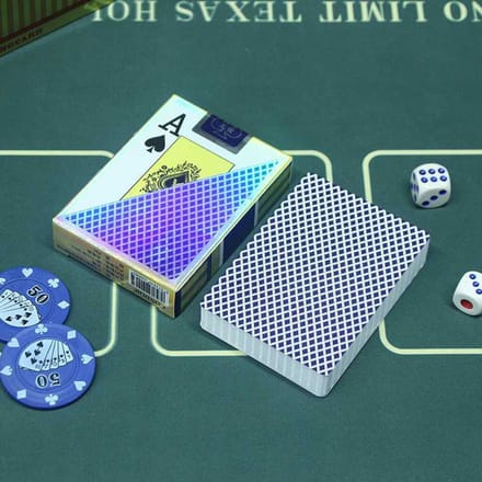 Pokerkaarten Texas Hold'em 100% kunststof