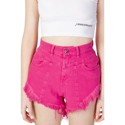 Hinnominate Fuchsia Katoenen Korte Broek En Mini Shorts
