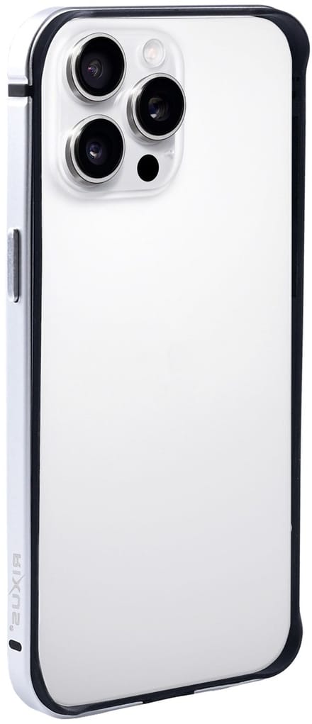 Rixus Crash Guard Case For Apple iPhone 15 Pro Max White Titanium