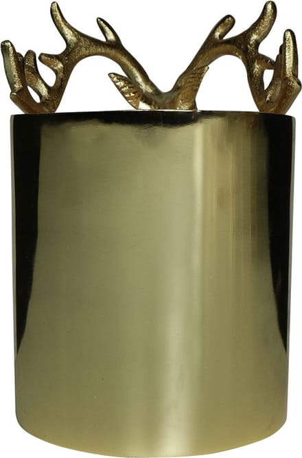 wijnkoeler hert half champagne goud small