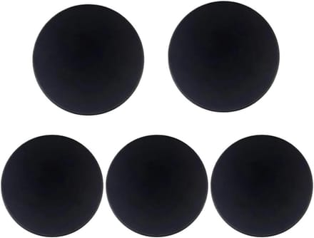 Deurstoppers - Deur Bumpers - Muren Beschermen - Zelfklevend - 5 stuks - Zwart