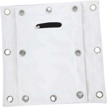 Bokspads - Stootkussen Muur - Bokstraining Thuis - Duurzaam Canvas - 40x40x3 cm - Wit