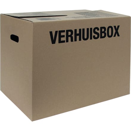Verhuisdoos IEZZY 480x320x360mm bruin 3mm
