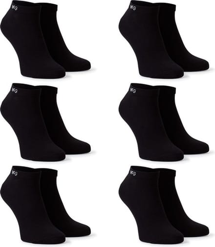 McGregor Sneaker sokken - 6-pack - Zwart 39-42