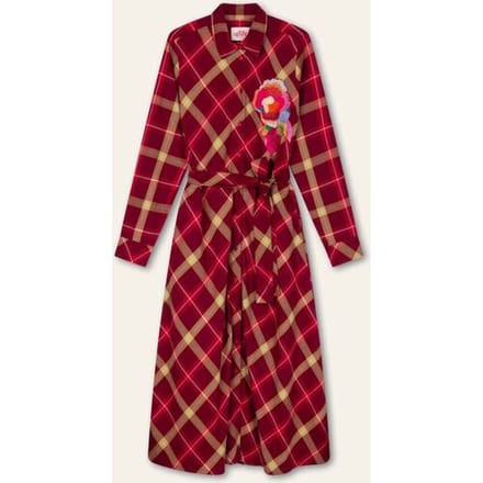 Oilily Dimphna Jurk- maat36 Cabernet