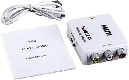 HDMI naar Tulp AV Converter – HDMI naar RCA Composiet Adapter voor Oude TV