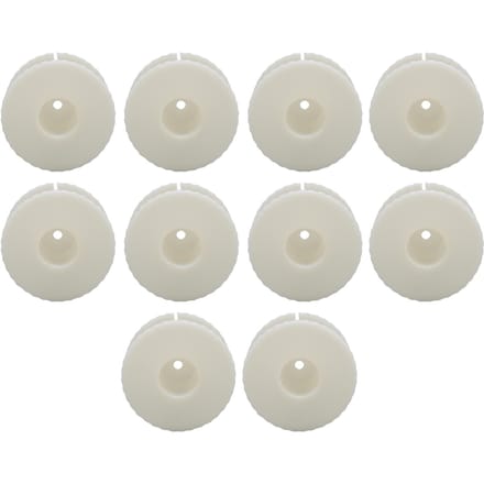 10 Stuks Luidspreker Inductor Spoel Frame Plastic Ronde Spoel Luidspreker Crossover Draadspoel Lege Spoelen white