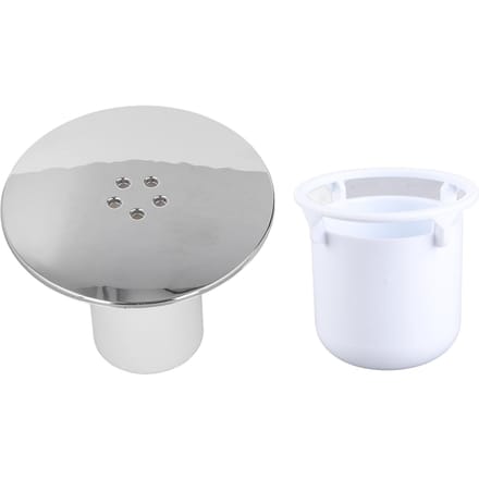 Doucheafvoerdeksel, afvoergoot, afvoerplug, vervanging van het deksel, chroombehandeling, snelle doorstroming gray